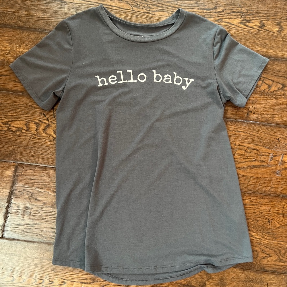 Isabel Maternity by Ingrid & Isabel Gray 'Hello Baby' Tee